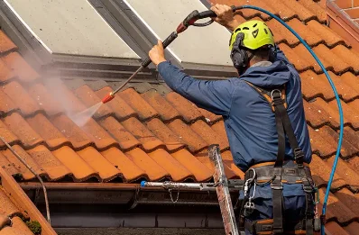 Démoussage et hydrofuge de toiture à Châteaufort